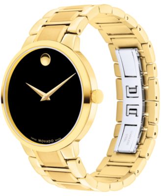 Men's Portfolio Swiss Quartz Yellow Pvd Watch 40MM