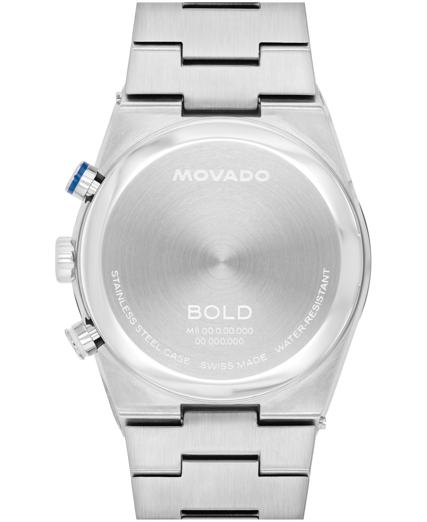 Men's Bold Quest Swiss Quartz Chrono Stainless Steel Watch 42mm