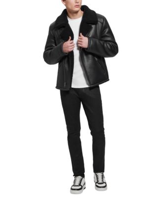 Men's Toni Asymmetrical Faux Leather Jacket