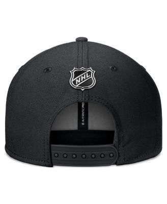 Men's Black Los Angeles Kings Authentic Pro Training Camp Snapback Hat
