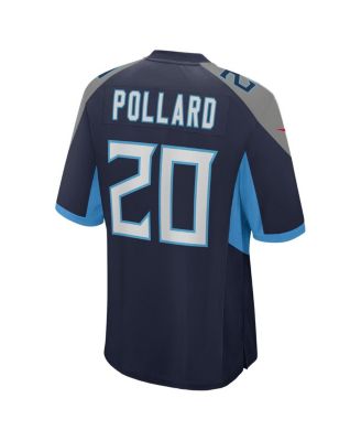 Men's Tony Pollard Navy Tennessee Titans Game Player Jersey