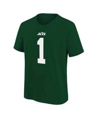 Big Boys and Girls Ahmad Sauce Gardner Green New York Jets Player Name Number T-Shirt