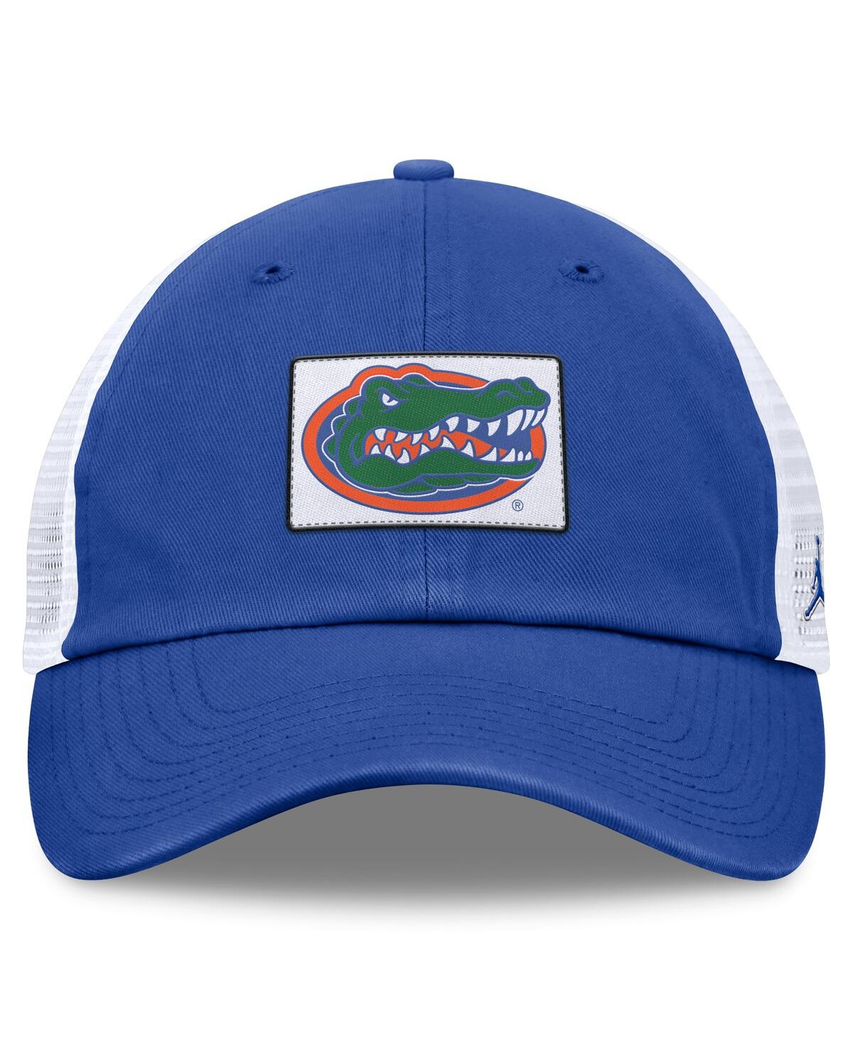 Jordan Men's Royal/white Florida Gators Primetime Club Trucker Adjustable Hat In Royal,white