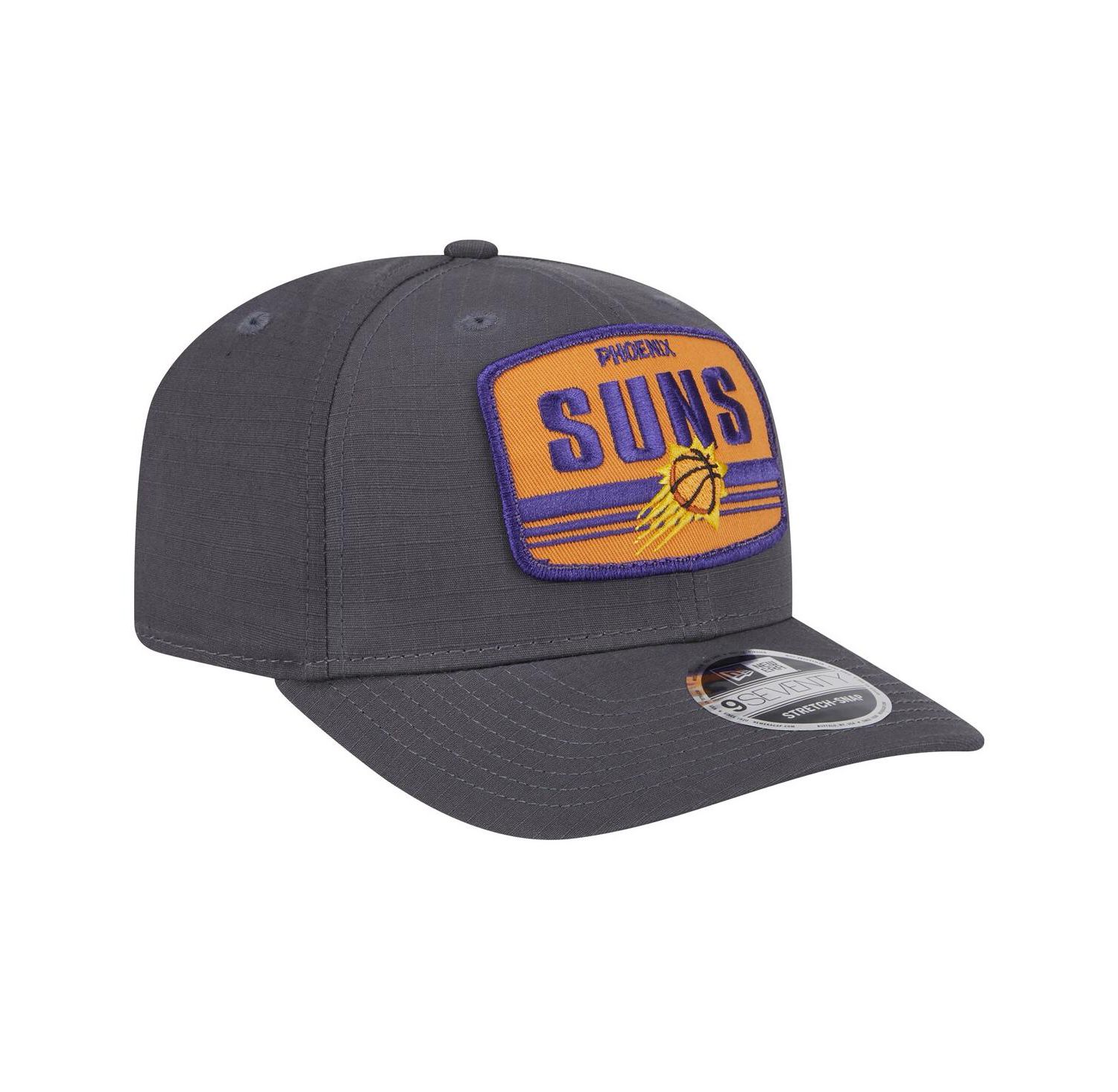 Men's Graphite Phoenix Suns Team Elevated Patch 9SEVENTY Adjustable Hat