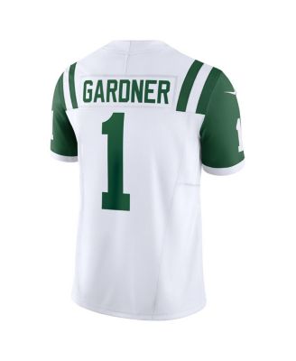 Men's Ahmad Sauce Gardner White New York Jets Classic Alternate Vapor F.U.S.E. Limited Jersey