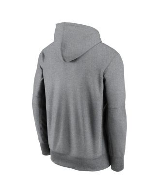 Men's Heather Gray Buffalo Bills Performance Pullover Hoodie