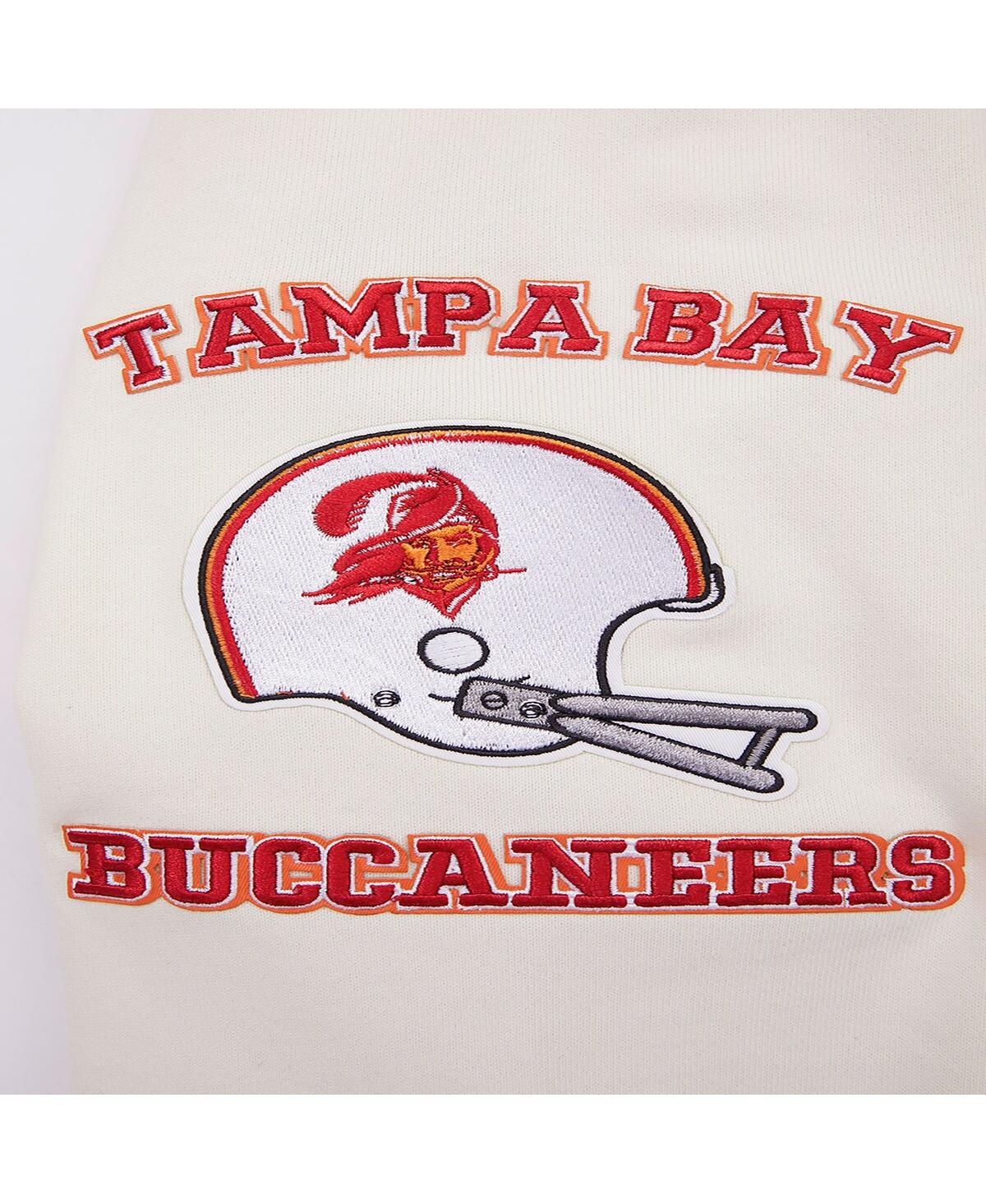 Pro Standard Men'sTampa Bay Buccaneers Retro Classics Fleece Pullover Sweatshirt - Cream