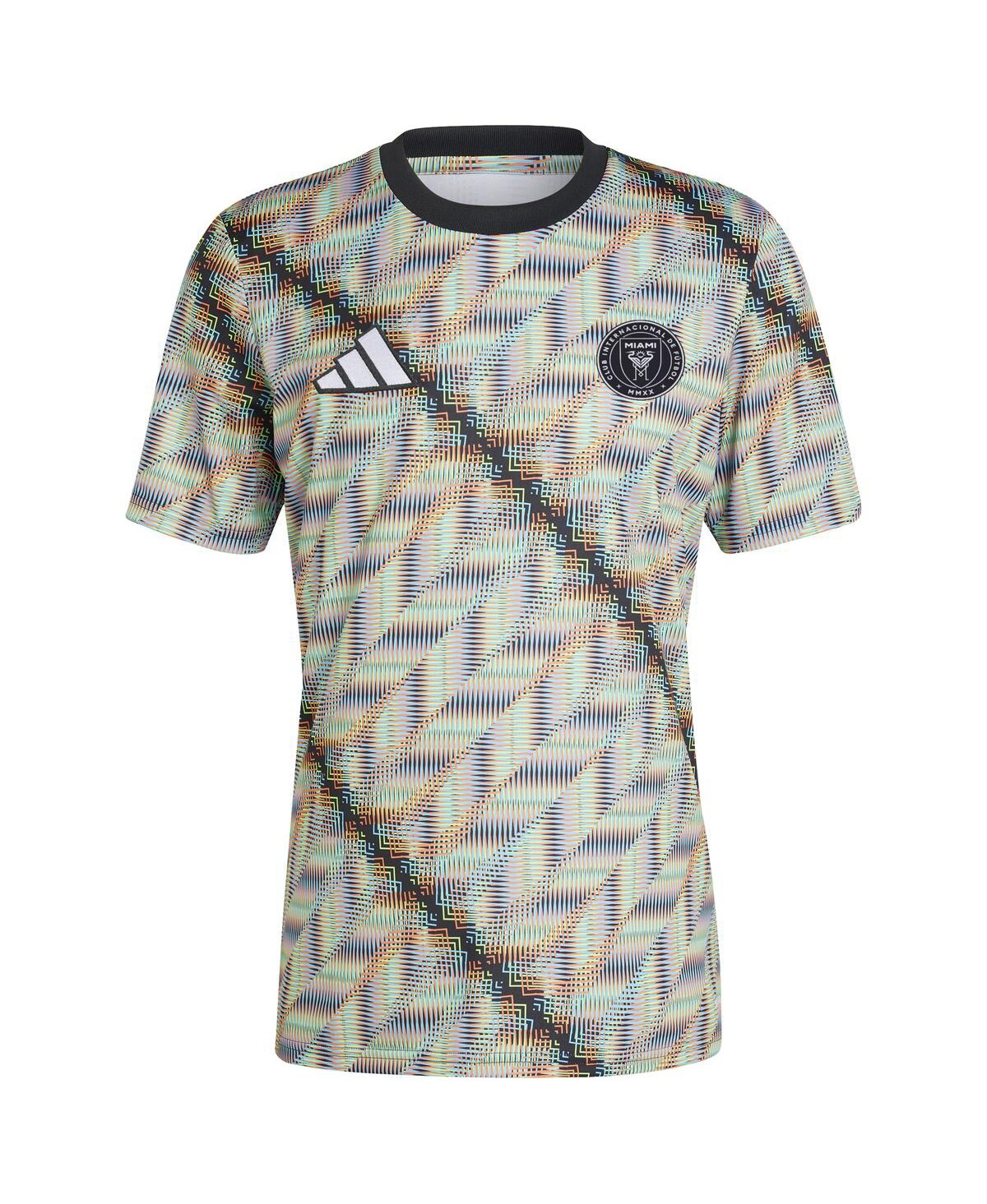 Adidas Men'sInter Miami Cf 2024 Hispanic Heritage Pre-Match Top - Black
