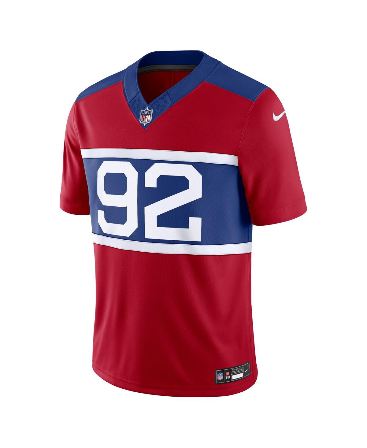 Nike Men's Michael Strahan CenturyNew York Giants Alternate Vapor F.u.s.e. Retired Player Limited Jersey - Red