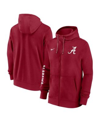 Nike Men s Crimson Alabama Crimson Tide 2024 Sideline Full Zip Hoodie Macy s