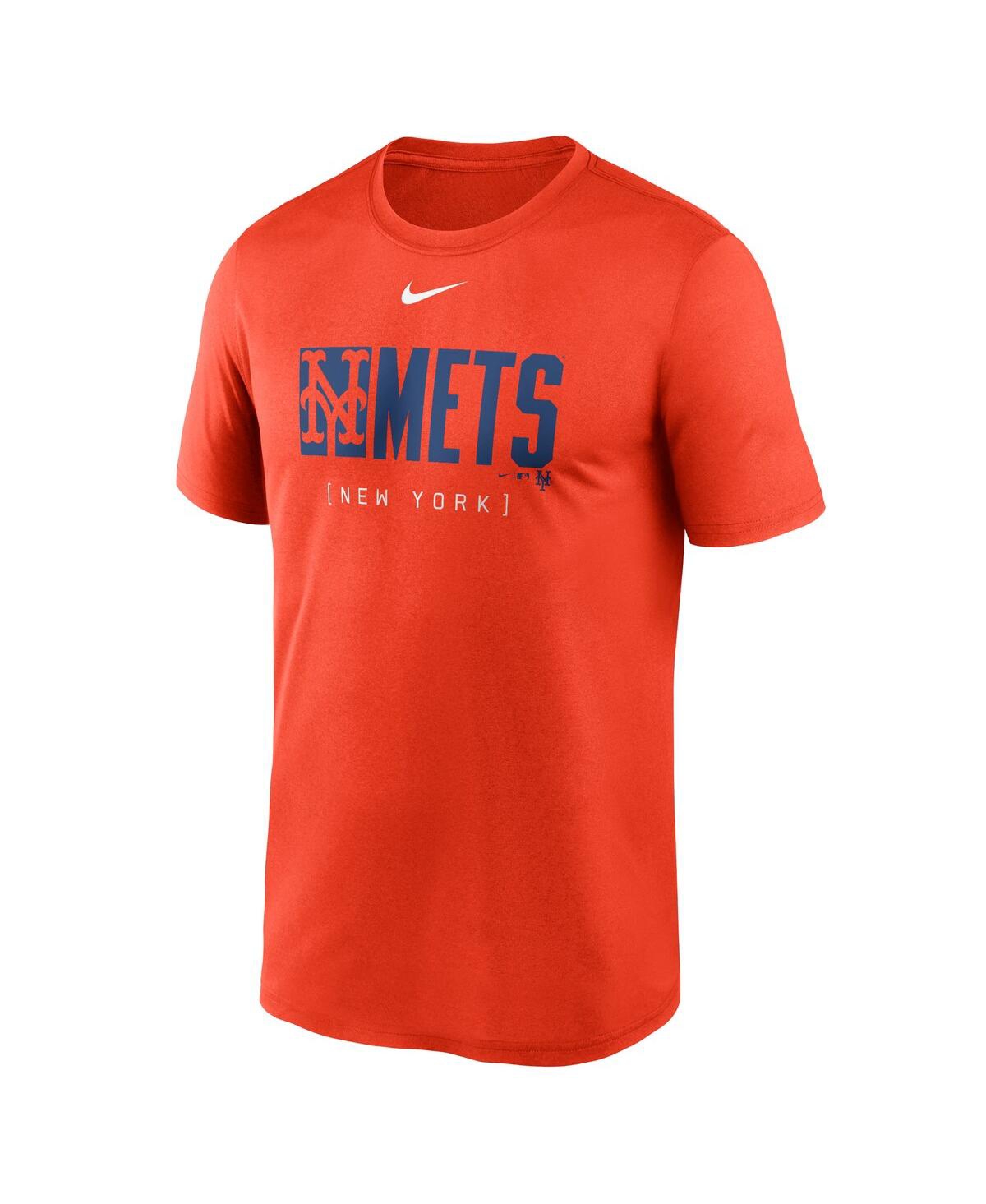 Nike Men'sNew York Mets Knockout Legend Performance T-Shirt - Orange