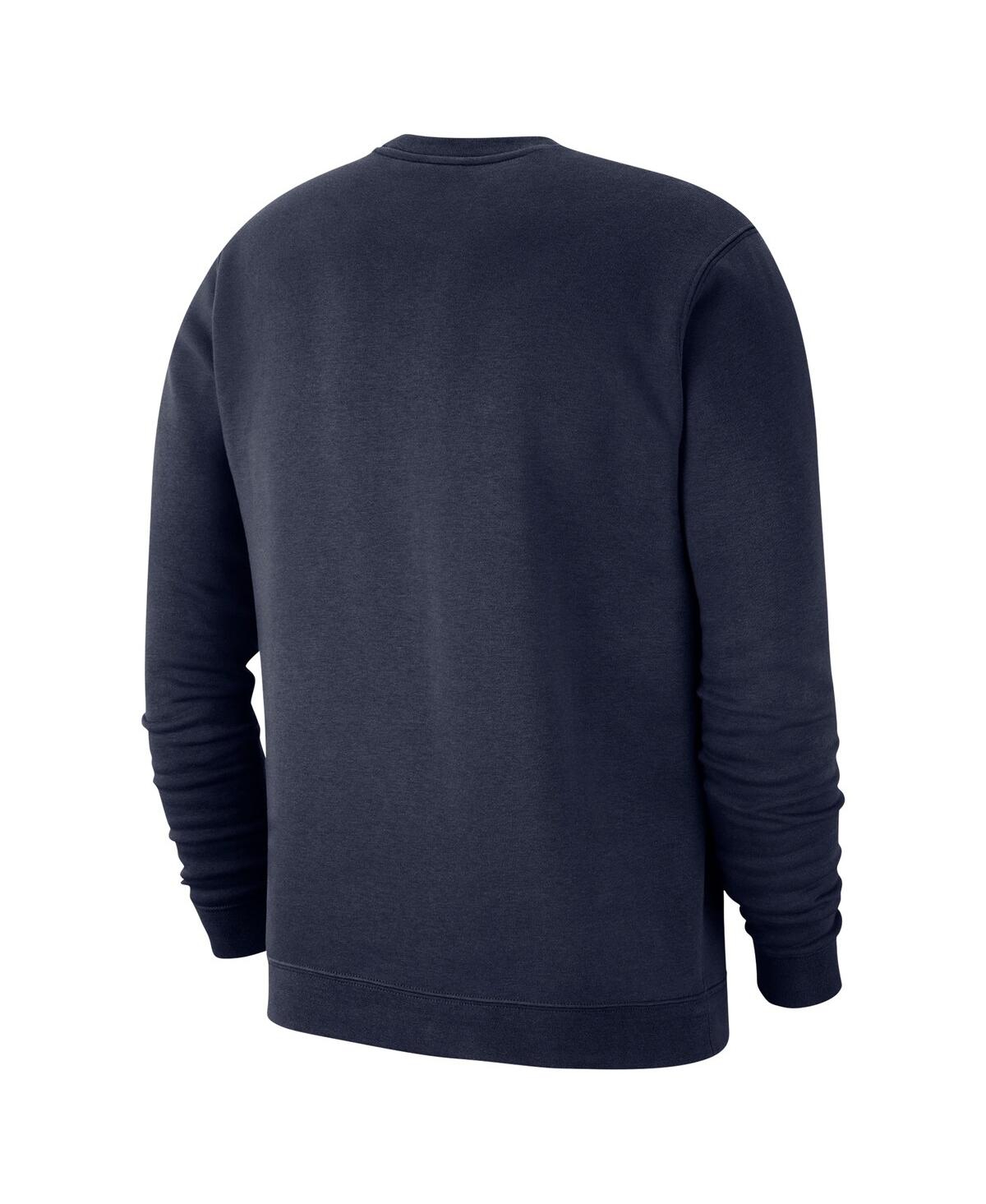 Shop Nike Men's Navy Virginia Cavaliers Club Fleece Pullover Sweatshirt