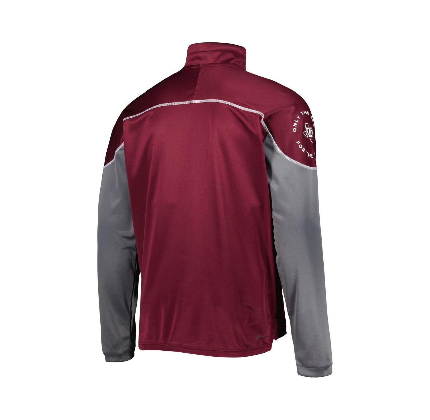 Men's Maroon Texas A&M Aggies AEROREADY Knit Quarter-Snap Jacket