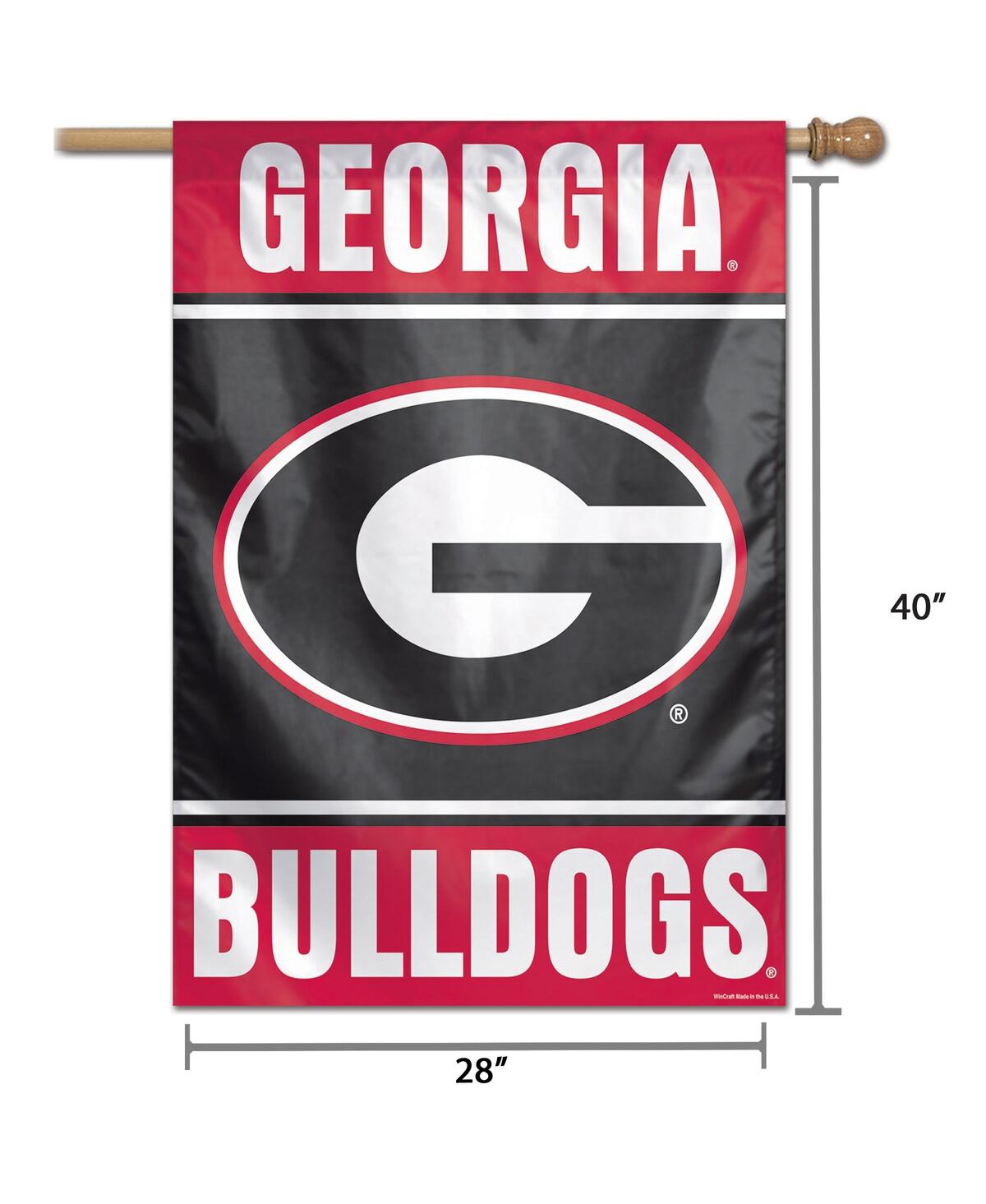 Wincraft Georgia Bulldogs 28" X 40" Wordmark Single-sided Vertical Banner In No Color