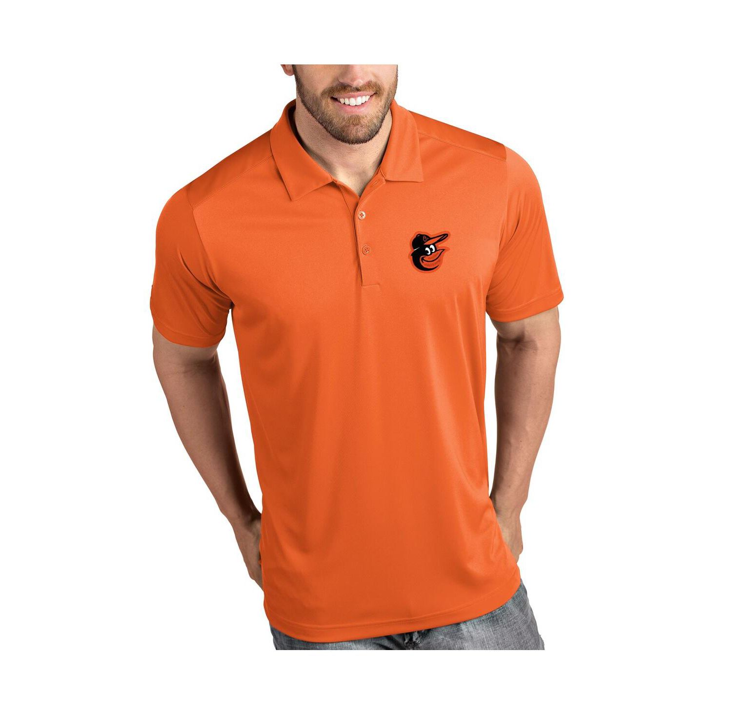 Men's Orange Baltimore Orioles Tribute Polo
