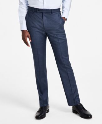 Men's Slim-Fit Wool-Blend Stretch Suit Pants