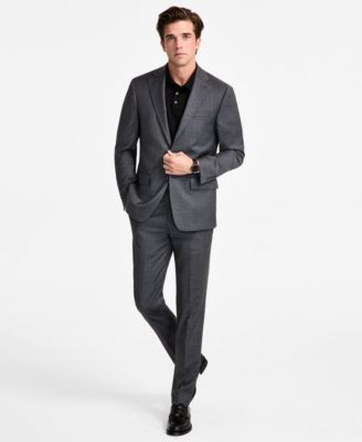 Men's Slim-Fit Wool-Blend Stretch Suit Separates