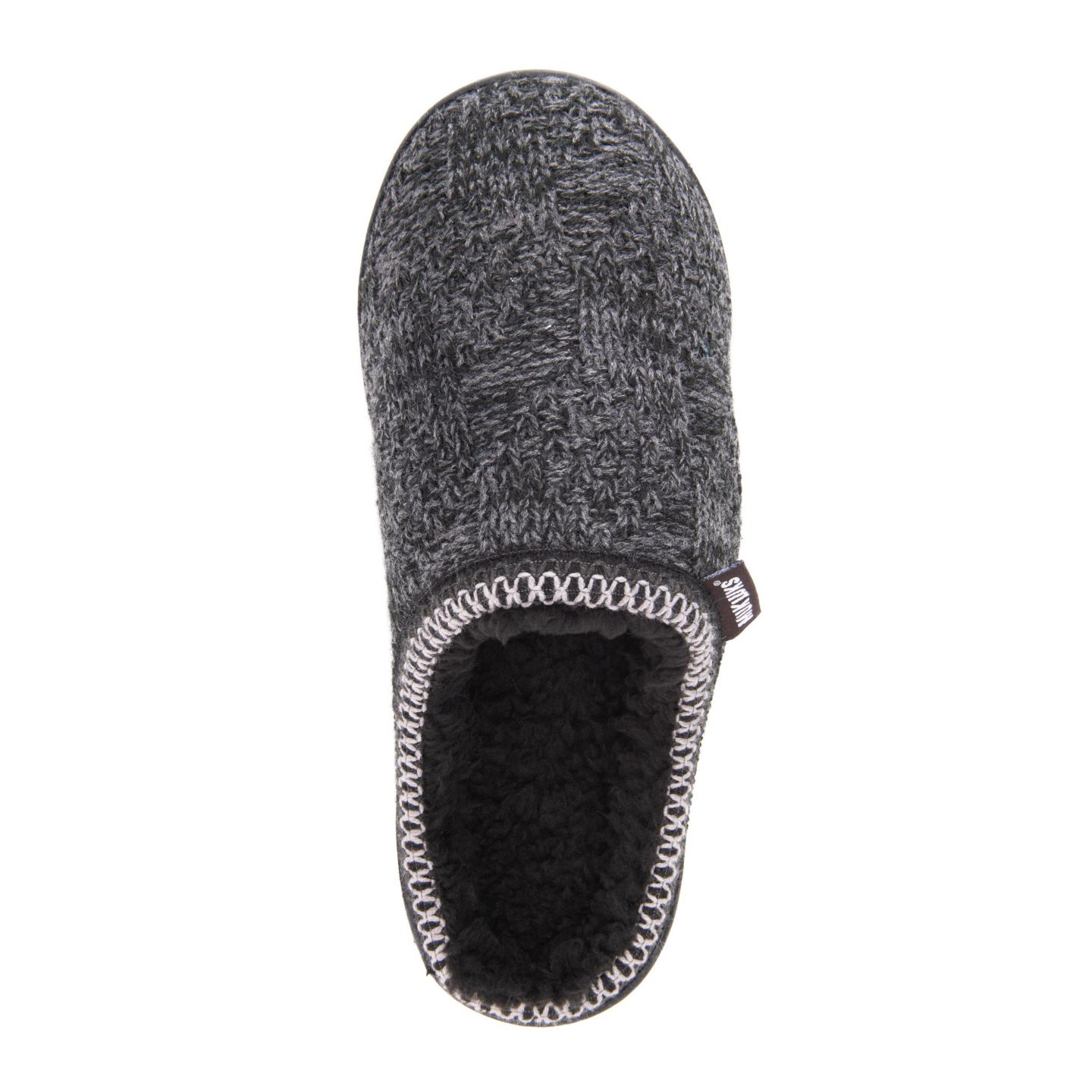 Мужские тапочки MUK LUKS Gabriel Clog Slippers, цвет: Чёрный — фото 2