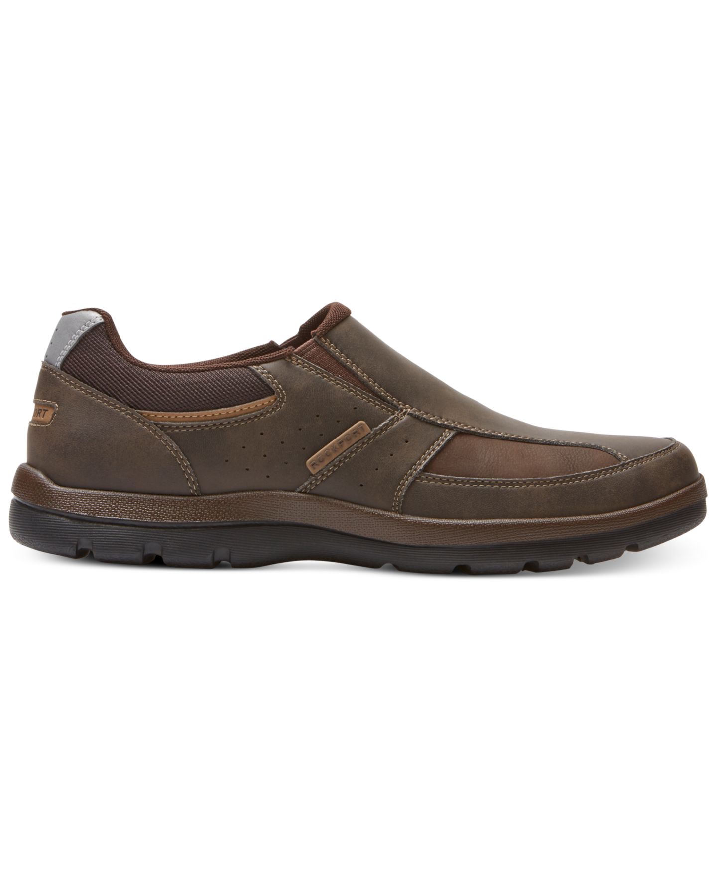 Мужские кроссовки Rockport Get Your Kicks Slip On, цвет: Коричневый — фото 2