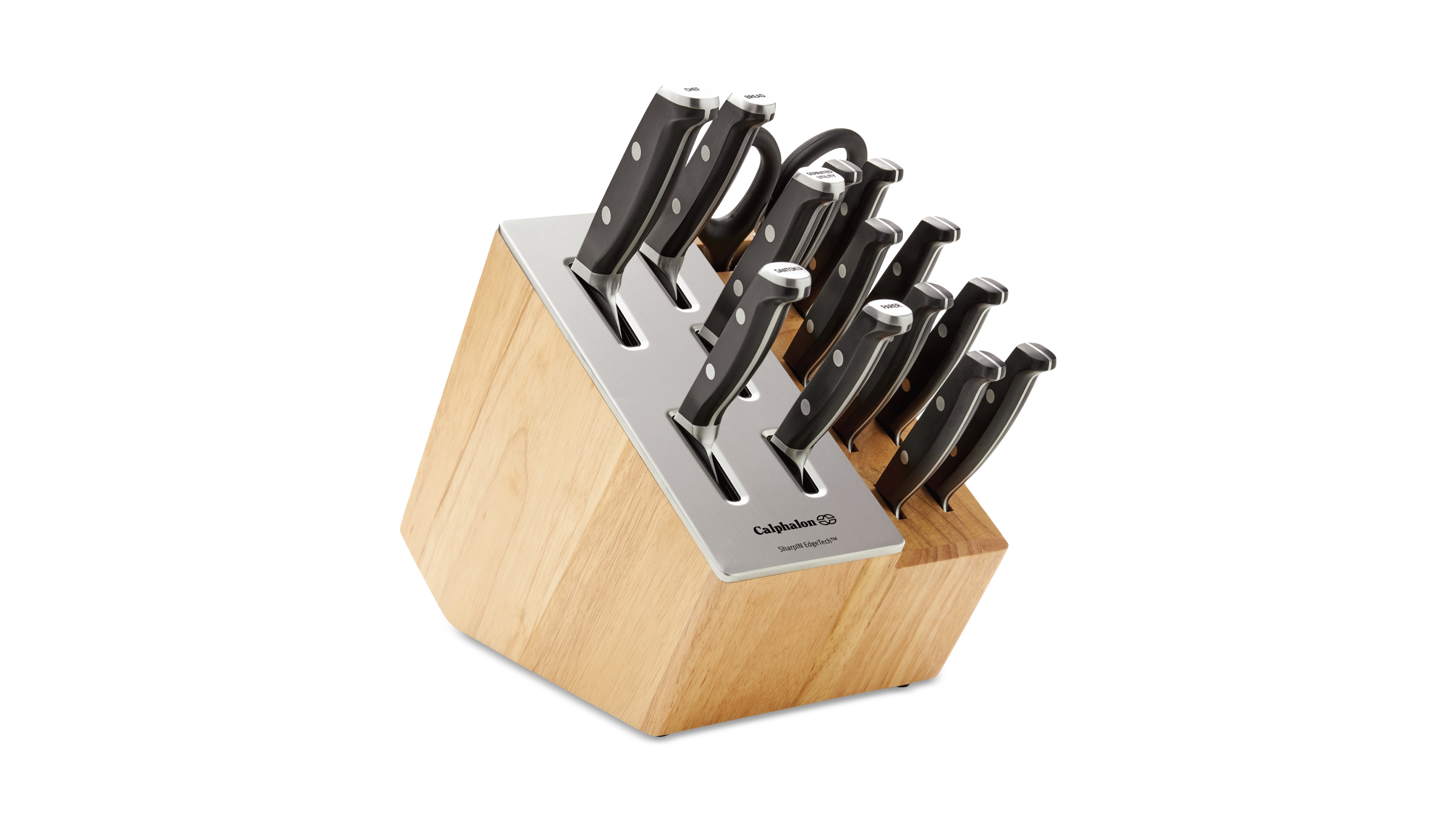 Calphalon Premier by Calphalon 15-Piece Knife Set with SharpIN Edgetech