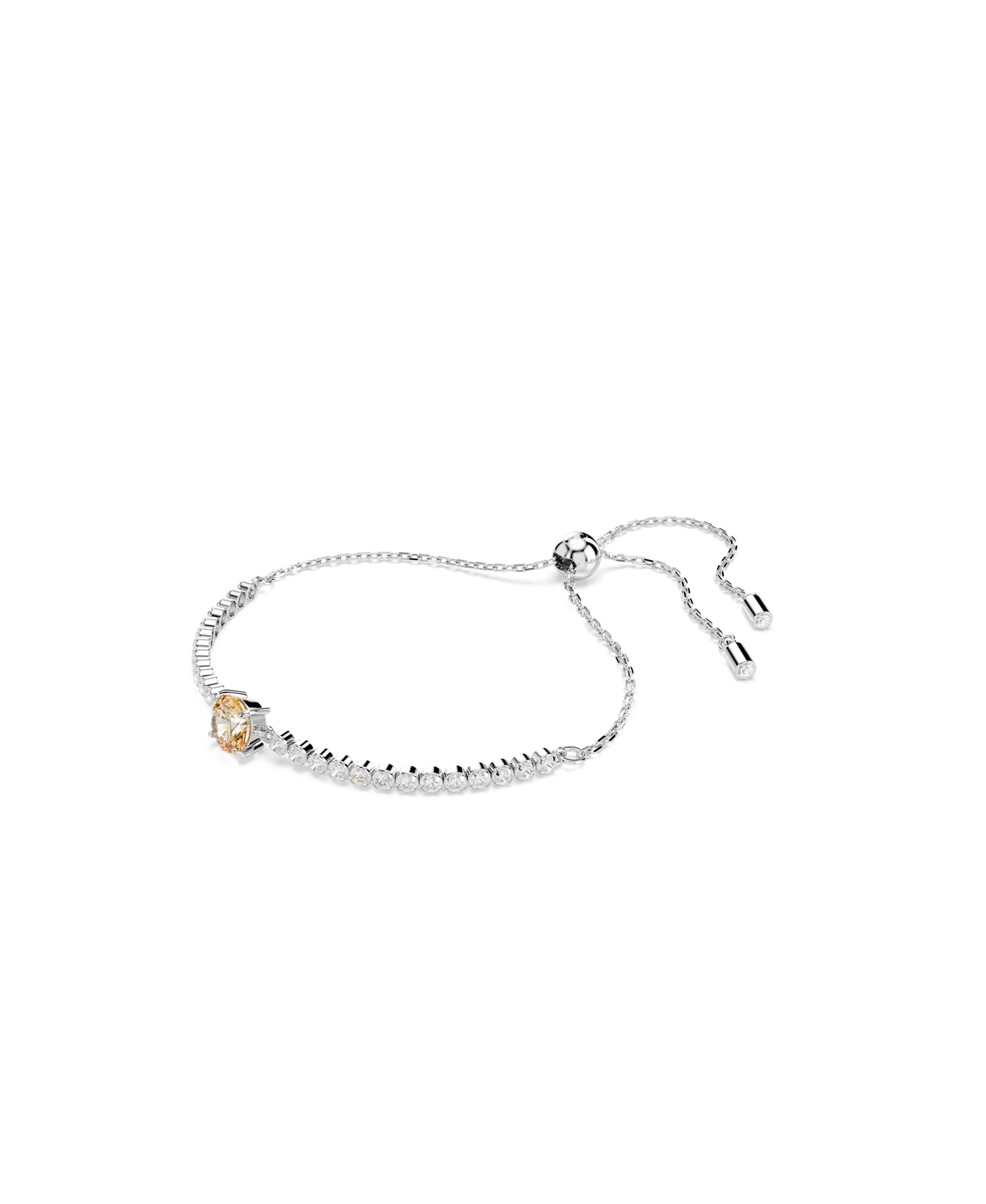 Swarovski Matrix Mixed Cuts Tennis Bracelet In Yellow