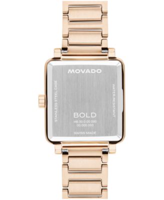 Women's Bold Evolution 2.0 Swiss Quartz Ionic Plated Rose Gold Steel Watch 26mm