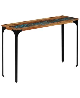Console Table 47.2"x13.8"x29.2" Solid Reclaimed Wood