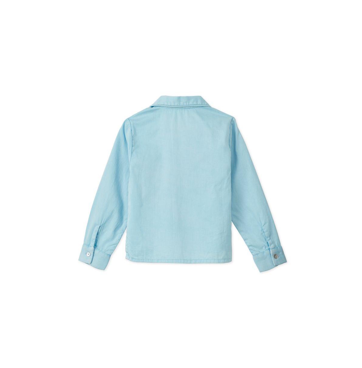 Vild House of Little Ls Organic Cotton Woven Collared Shirt