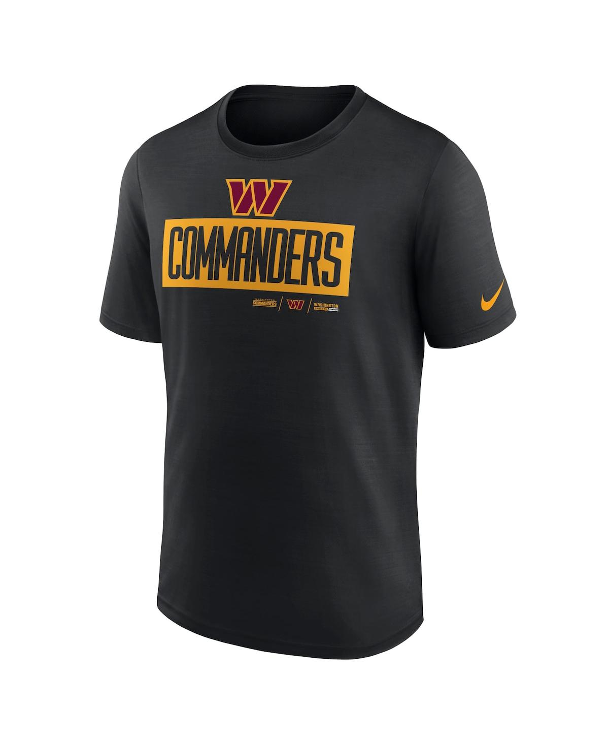 Nike Men'sWashington Commanders Exceed Performance T-Shirt - Black
