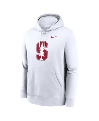 Men's White Stanford Cardinal Primetime Evergreen Club Fleece Pullover Hoodie