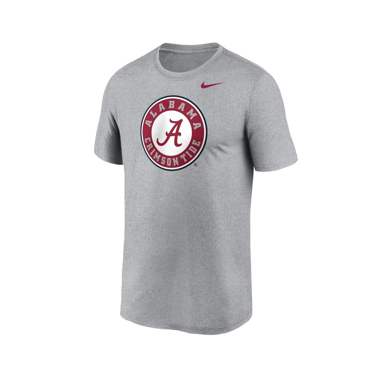 Men's Heather Gray Alabama Crimson Tide Primetime Legend Alternate Logo T-Shirt