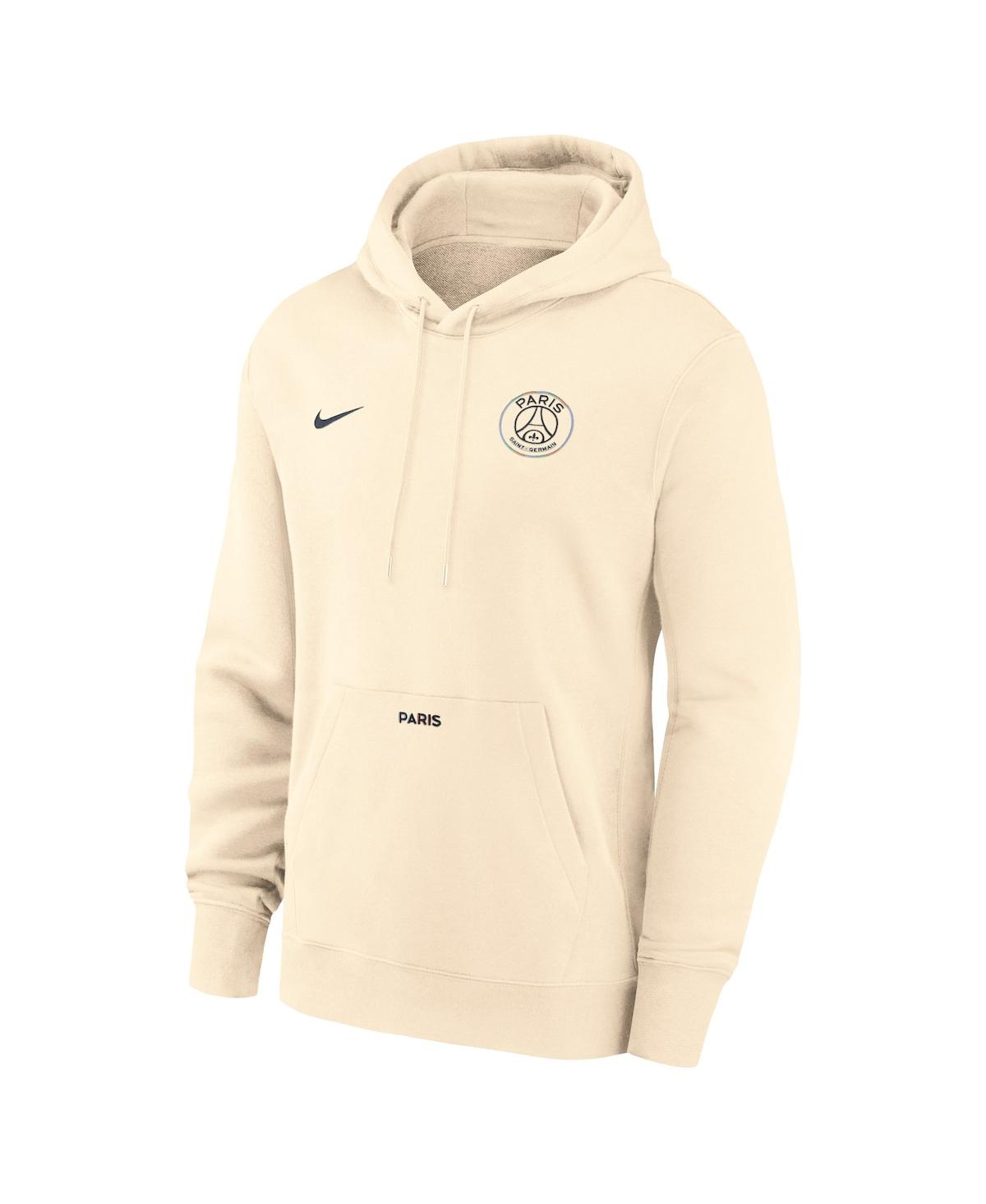 Nike Men'sParis Saint-Germain Club Pullover Hoodie - Cream