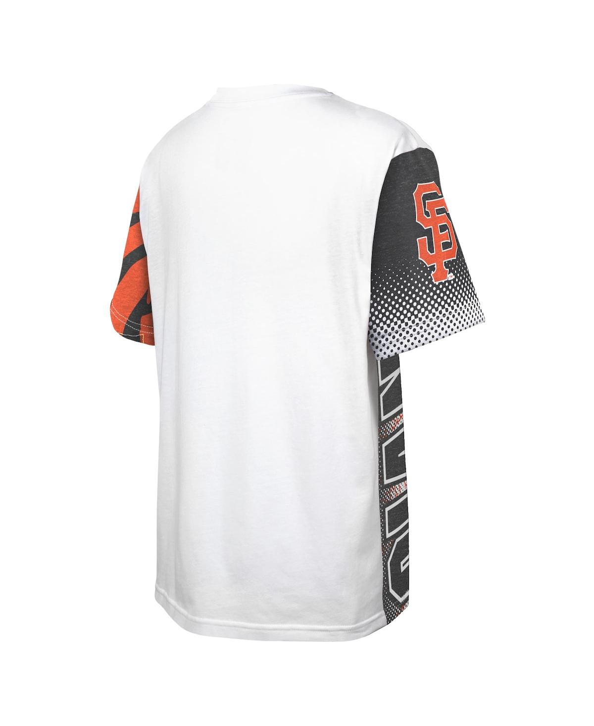 Outerstuff Big Boys and GirlsSan Francisco Giants Impact Hit Bold T-Shirt - White
