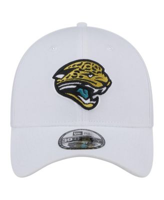 Men's White Jacksonville Jaguars Throwback Iced 39THIRTY Flex Hat