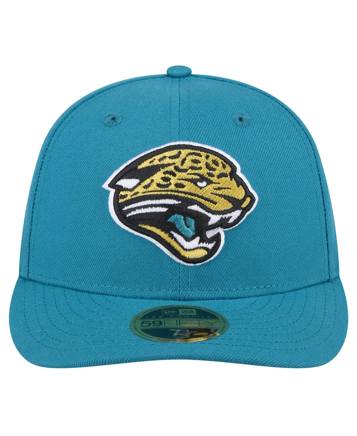 New Era Men'sJacksonville Jaguars Throwback Logo Omaha Low Profile 59FIFTY Fitted Hat - Teal