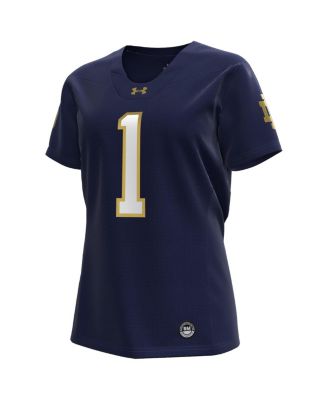 Women's 1 Notre Dame Fighting Irish Replica Football Jersey