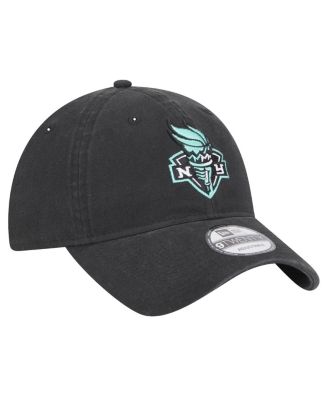 Men's and Women's Black New York Liberty Core Logo 9TWENTY Adjustable Hat