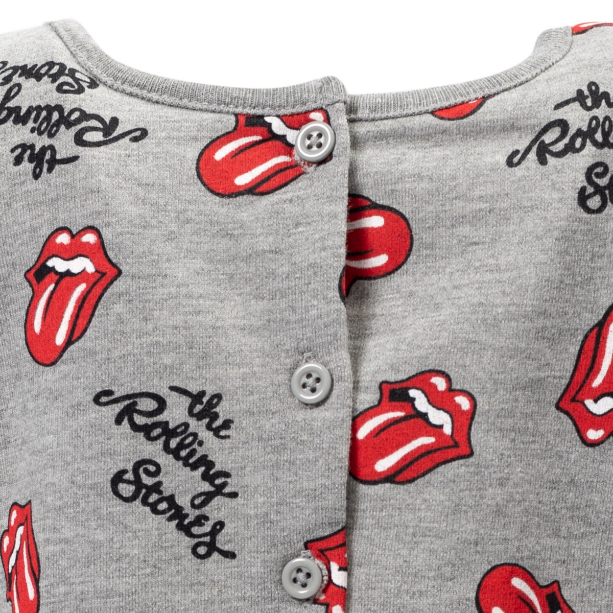 Rolling Stones Girls French Terry Sleeveless Romper Toddler to Big Kid