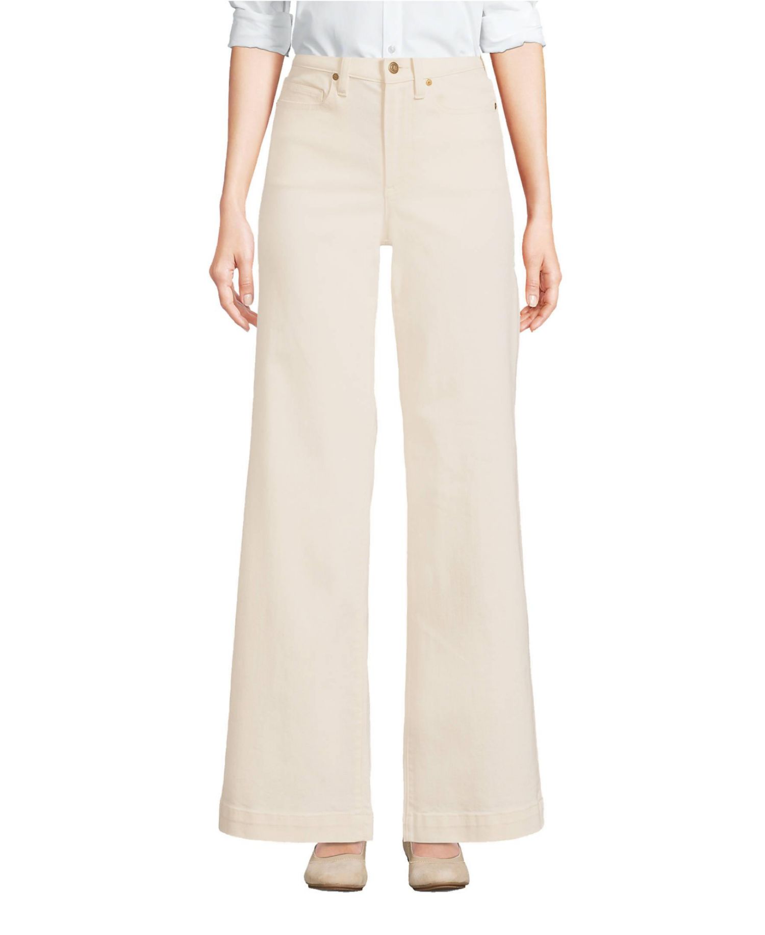 Women's Recycled Denim High Rise Wide Leg Jeans