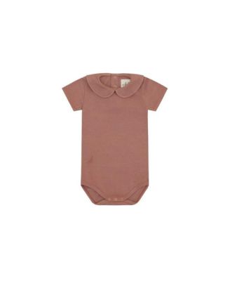 Baby SS Organic Cotton Collared Bodysuit