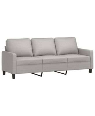 3-Seater Sofa Light Gray 70.9" Fabric