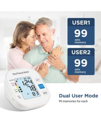 Blood Pressure Monitors Automatic Upper Arm Dual User
