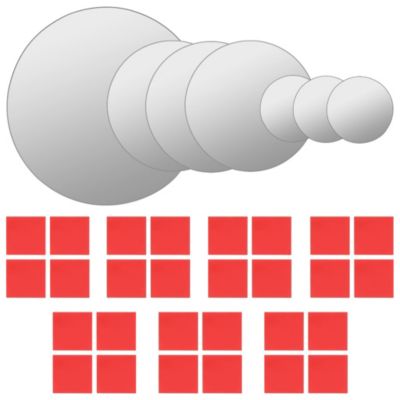 Wall Mirror Transparent Glass Small, Medium, Large