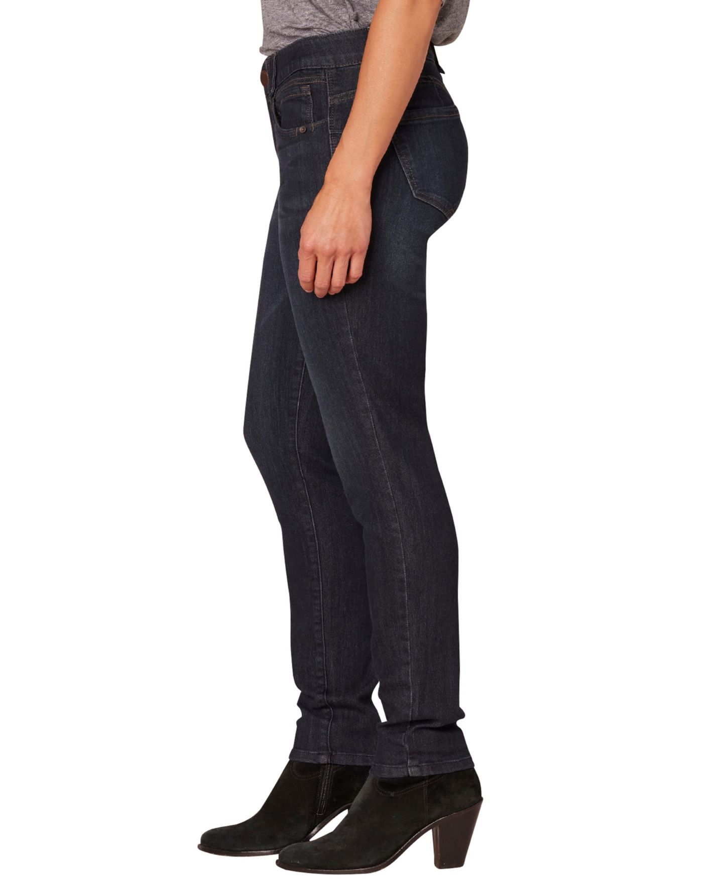 Женские джинсы Democracy "Ab"Solution Mid-Rise Stretch Curvy Fitted Jeggings, цвет: Индиго — фото 3