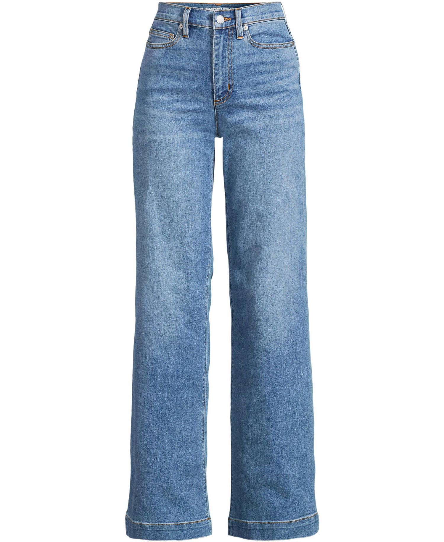 Women's Recover High Rise Wide Leg Blue Jeans