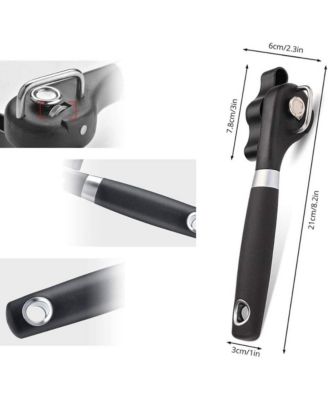 Manual Can Opener Safe Smooth Edge Stainless Steel