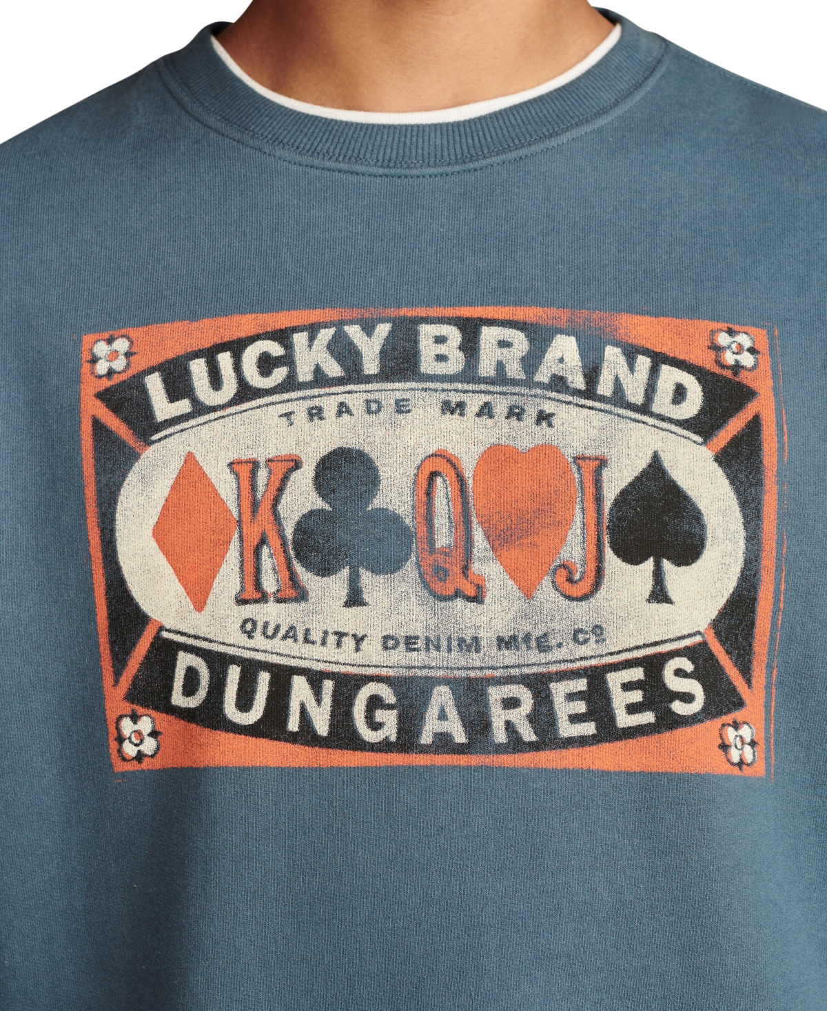 Lucky Brand Men's Lucky Poker Card T-Shirt