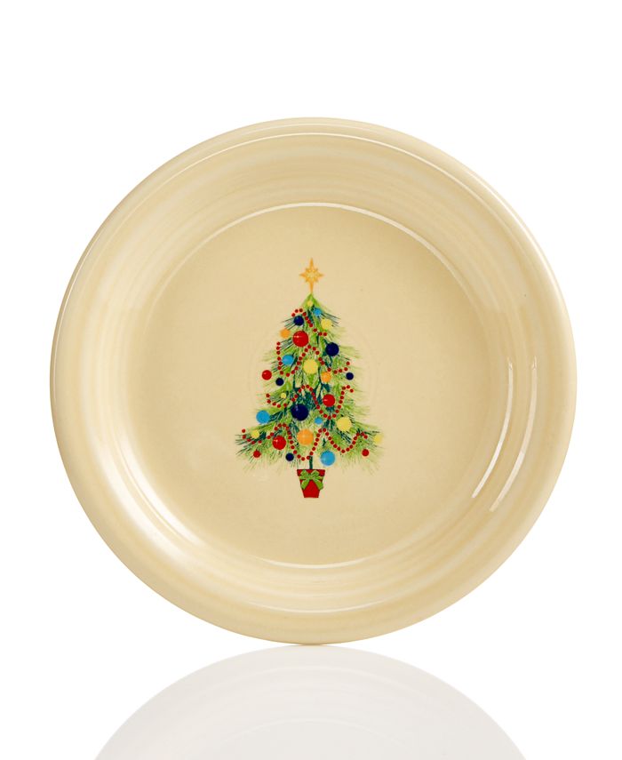 Fiesta Christmas Tree Appetizer Plate Macy's