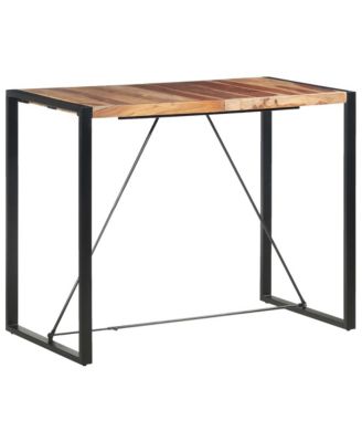 Bar Table 55.1"x27.6"x43.3" Solid Acacia Wood