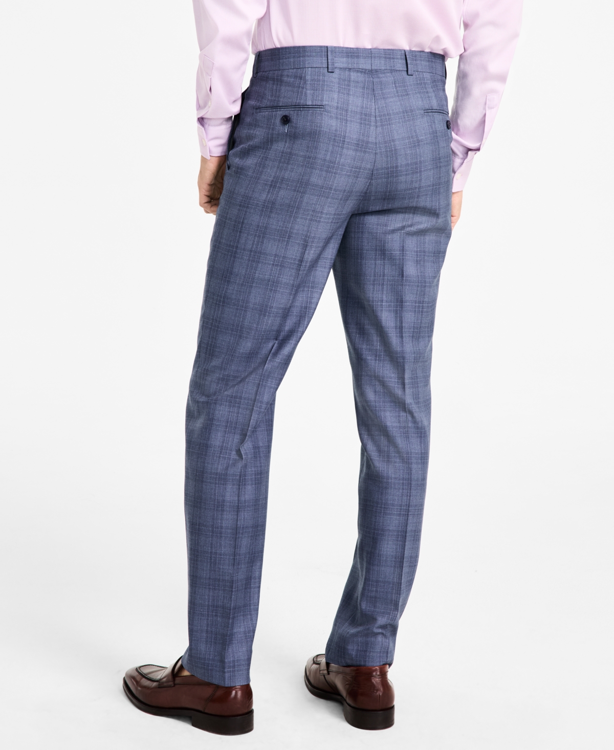 Michael Kors Men's Classic Fit Wool Blend Suit Pant In Denim